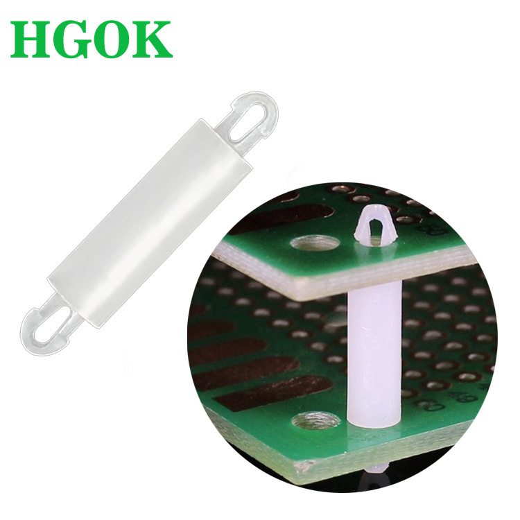 H226-2-L供应尼龙绝缘M2基板孔PCB隔离柱电路板间隔塑料柱
