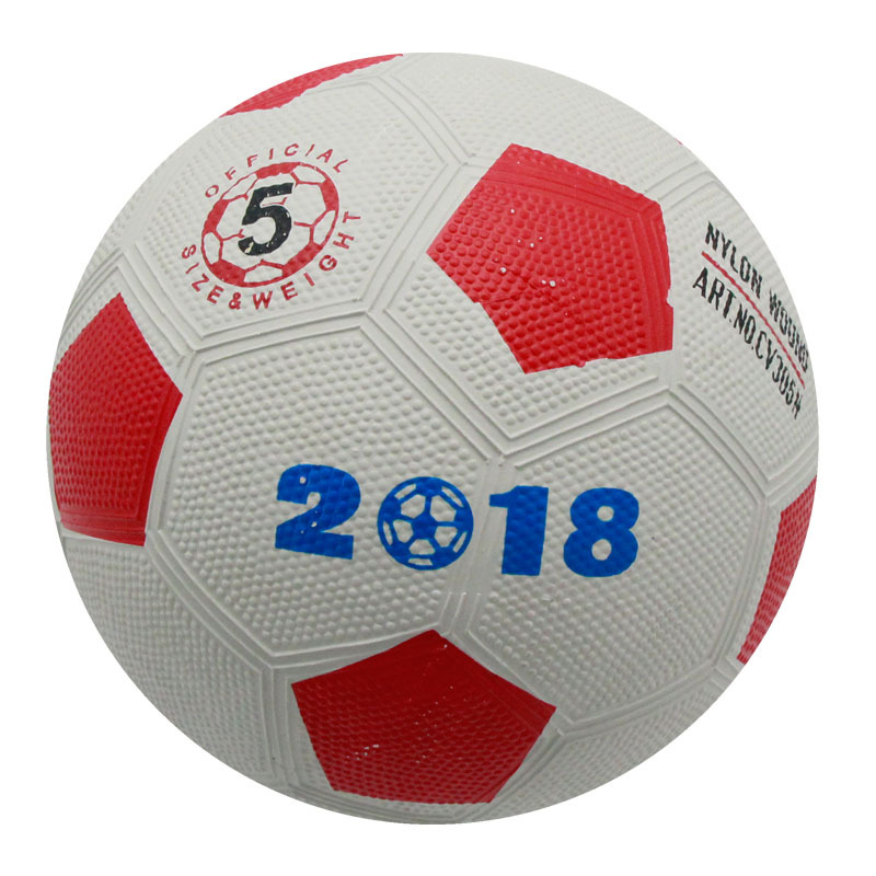 Nueva pelota de entrenamiento de fútbol de goma N ° 5 N ° 4 N ° 3 adulto puede establecer Logotipo de fútbol de entrenamiento en el campus fabricante