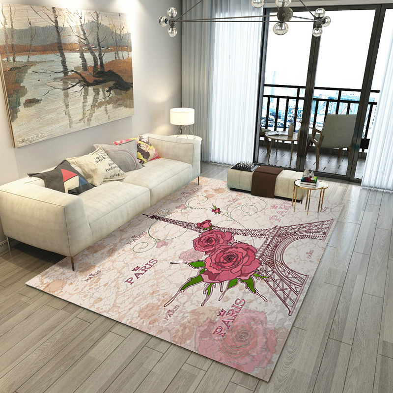 水晶绒地毯,卧室地毯,满铺地垫,装饰地毯