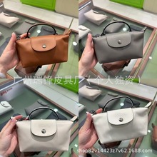 法新款龙镶包mini手提包牛皮饺子包单肩斜挎女包迷你零钱包化妆包