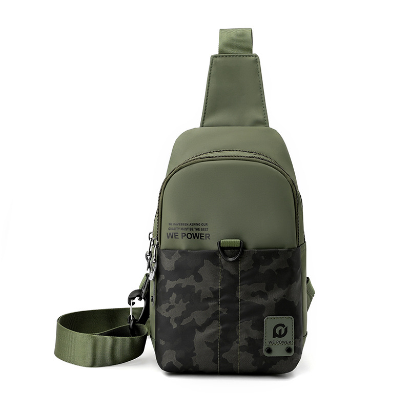 casual camouflage chest bag for work and office