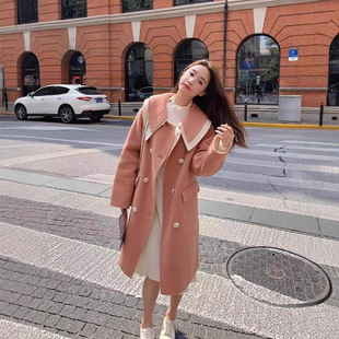 ��ɫ���������L���Ӵ���Ů�ﶬ2025�¿������I�߼�С����ë������