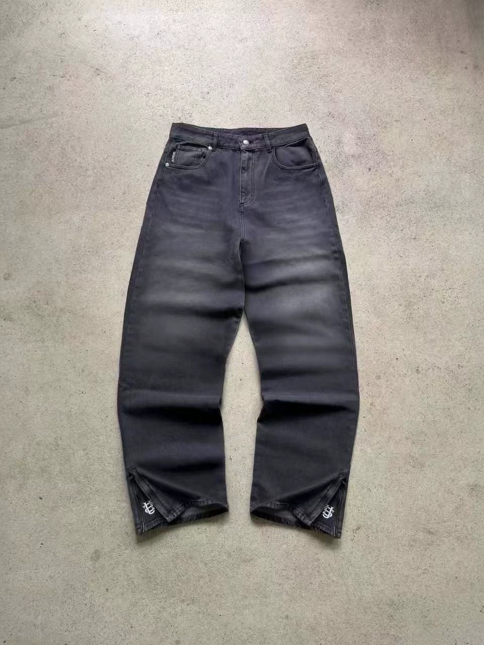 Джинсы Polar Big Boy y2k Wide Legs, свободный крой, можно заказать как шорты или брюки