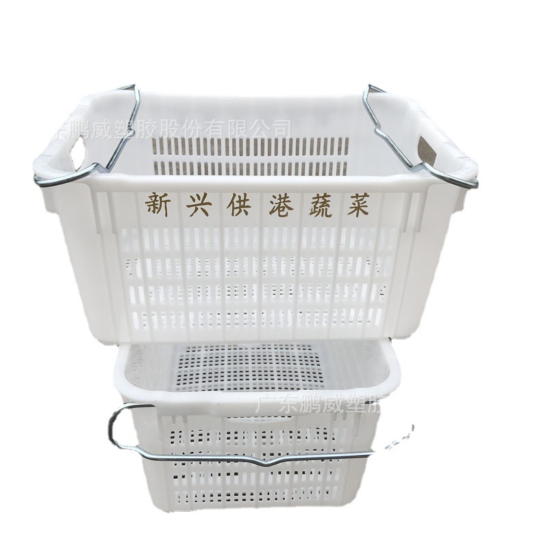 厂家现货贵州贵阳大号塑料框 自重3公斤2.8公斤蔬菜周转框食品筐