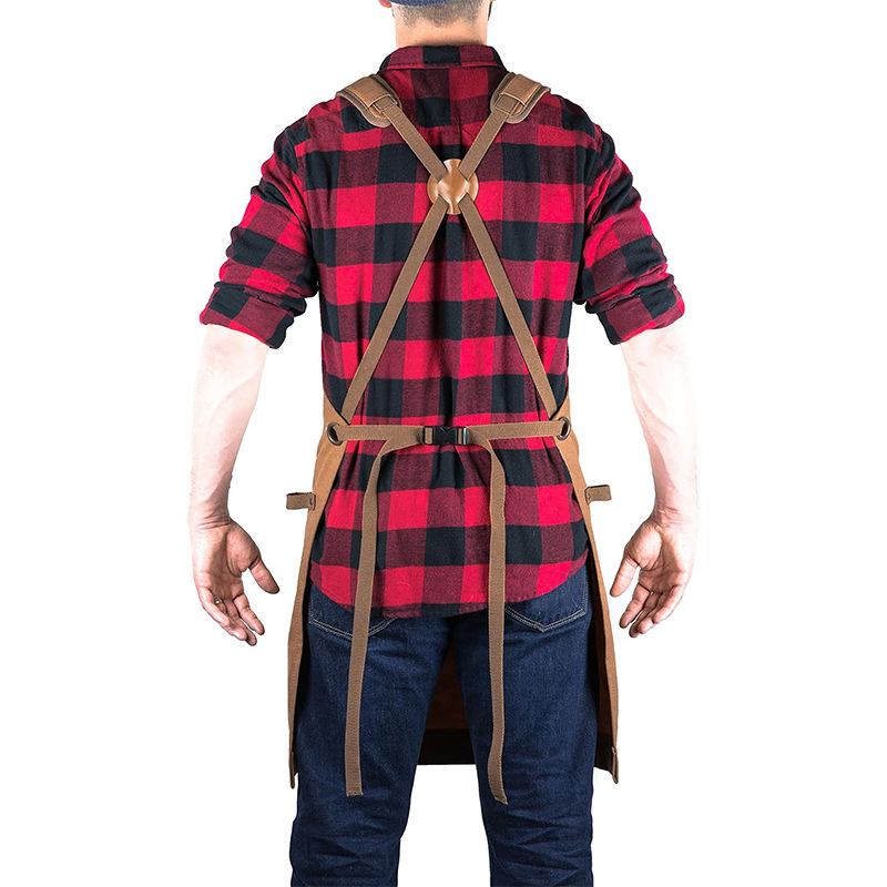 Amazon transfronterizo espesado lienzo delantal mono de la Liga de las mujeres de los hombres hechos a mano electricista carpintería delantal fábrica al por mayor