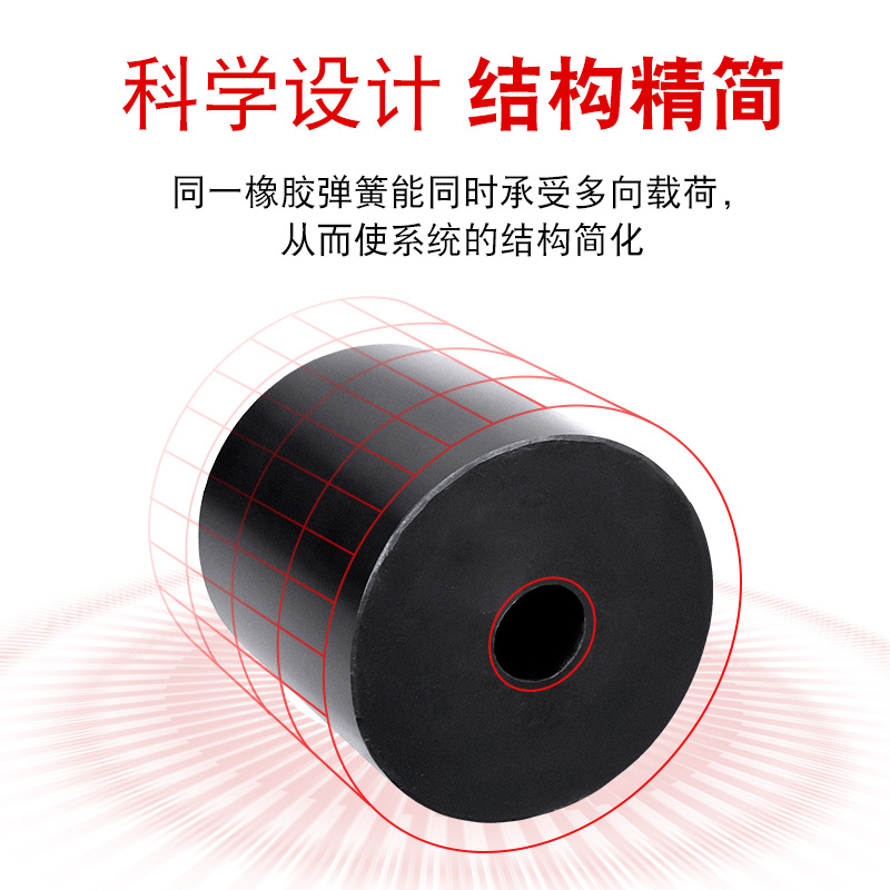 厂家批发供应 橡胶弹簧 黑色橡胶弹簧 橡胶减震弹簧  可加工订货