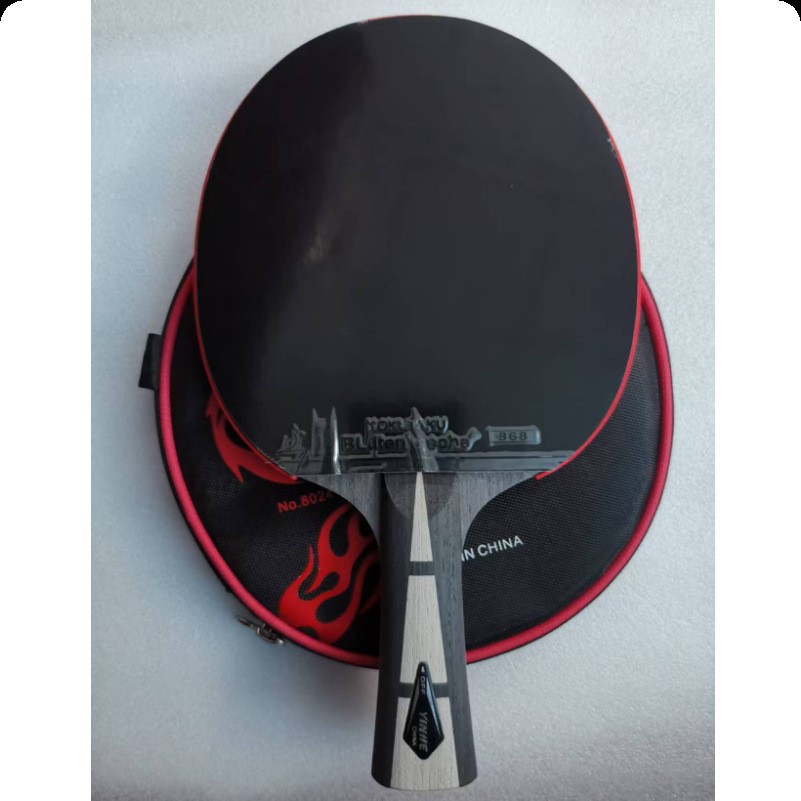 DIY Galaxy U2 Table Tennis Racket Blade Pure Wood Horizontal Board Double Reverse Glue Double-Sided Hercules Beginner Kidsren's Amateur Racket