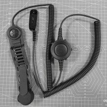 对讲机头骨传导消防用头盔耳机P8200/P8260/P8268/GP338D /GP328D