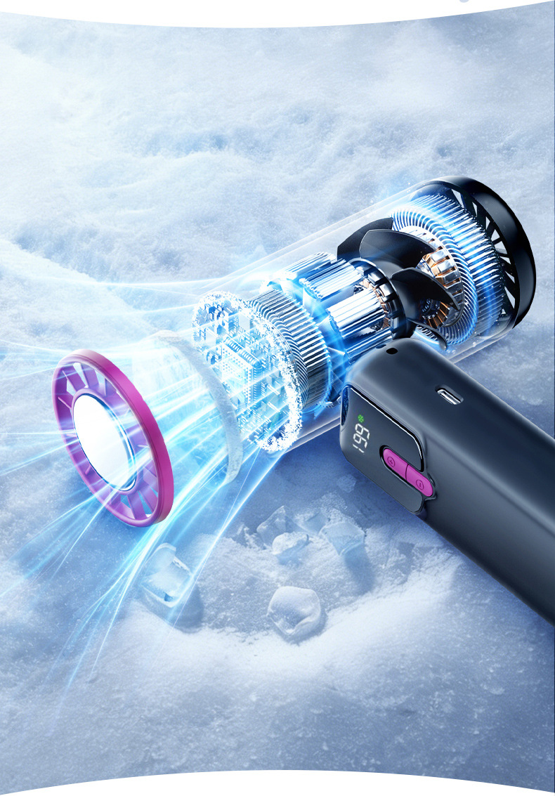 Handheld Mini Fan Portable Electric Desktop Cooling Fan Rechargeable_voghion.com