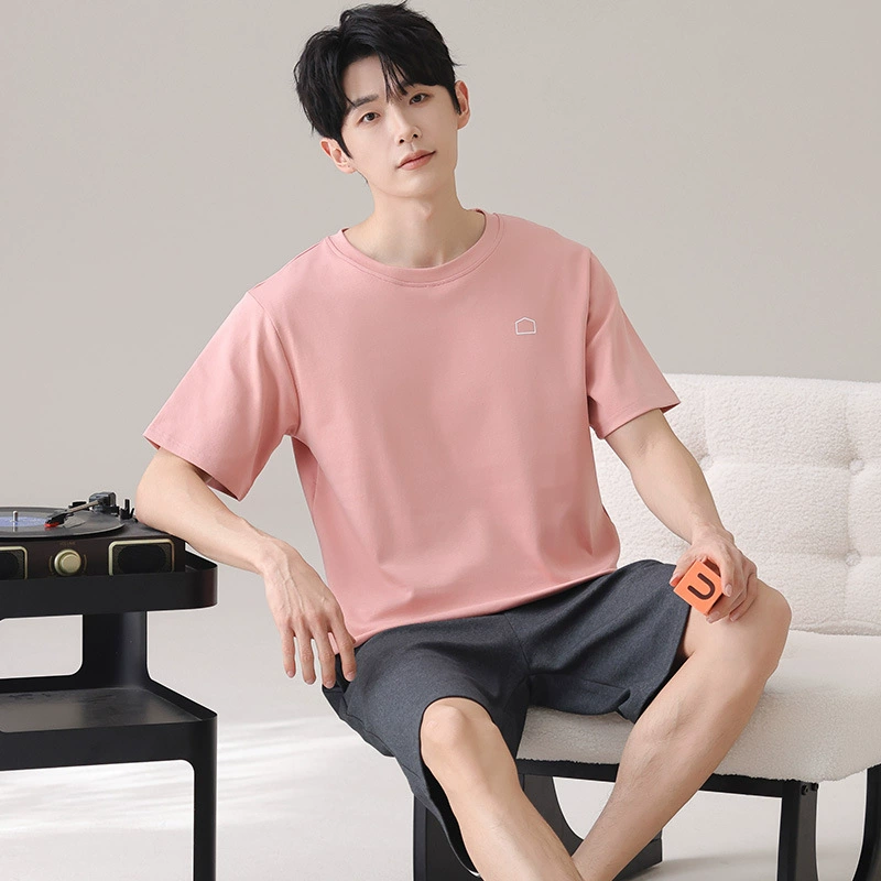 Мужской набор пижамы "Oversized Summer" - футболка с коротким рукавом и шорты для максимального комфорта отдыха