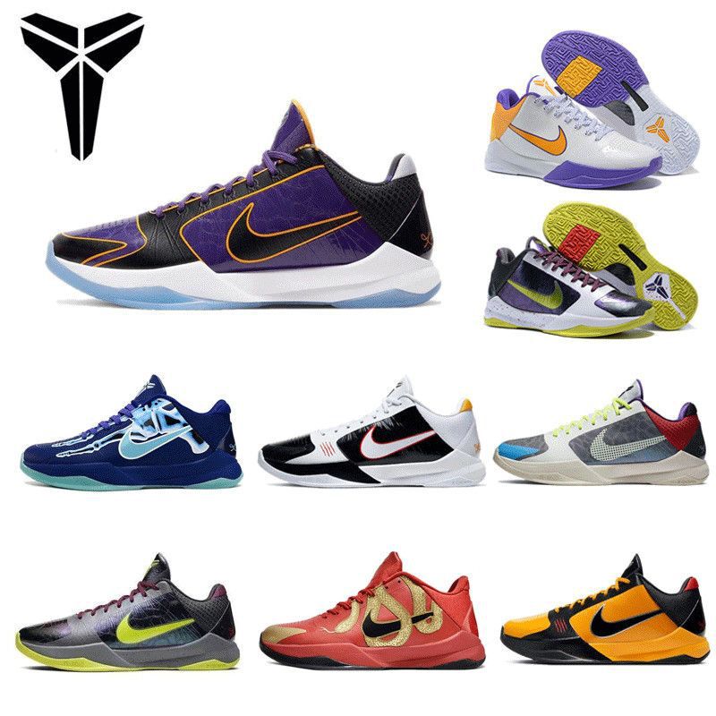 [Real Carbon Plate] Kobe Zk5 Kobe 5Th Generation Basketball Shoes, Practical Sports Boots for Men and Women, Special Offer for Students Starting School