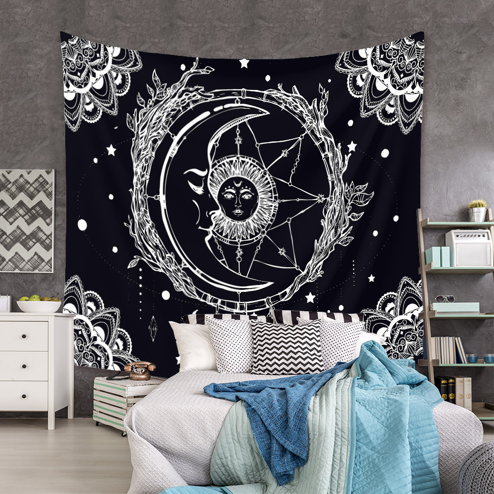 Home Cross-border Bohemian Tapestry Room Decoration Wall Cloth Mandala Decoration Cloth Tapestry display picture 129