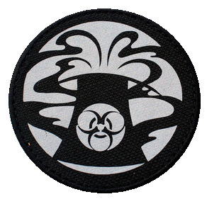 Embroidered logo badge Foundation Mobile Task Force logo highlight reflective Velcro armband coat, hat, backpack sticker