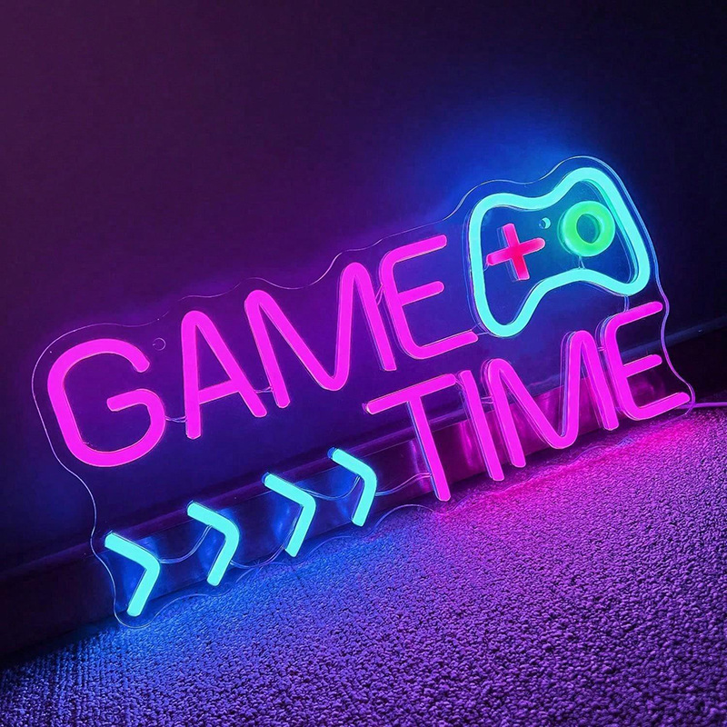 Transfronterizos venta caliente lámpara LED luminosa de neón acrílico lámpara USB patrón de cartel interior lámpara de decoración de fiesta