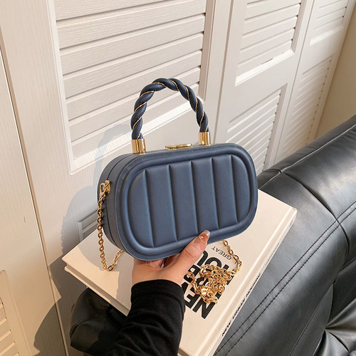 Online Shoulder Crossbody Bag  Personality Fashion Checkered Bag Women Trendy Fresh Sweet Small Square Bag