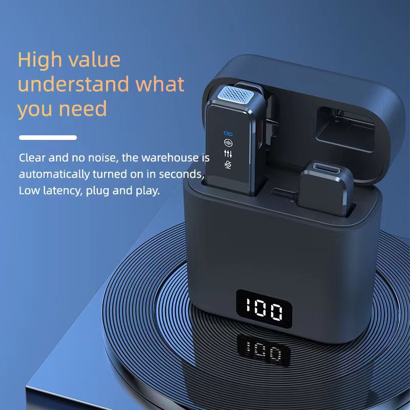 Mini collar clip wireless microphone bee mobile phone radio microphone shake sound card live dedicated full set of recording