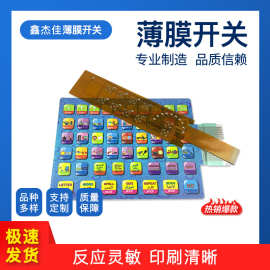 供应薄膜开关FPC电路印刷电路按键面板定制数码产品触摸按键面板