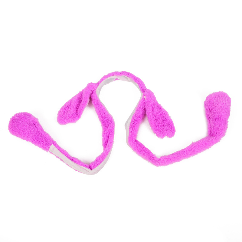 Nuevo sombrero de conejo brillante, orejas de Airbag de dibujos animados, Orejas de conejo móviles, diadema de celebridad de Internet, venta de juguetes lindos al por mayor