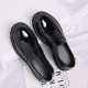 Cross-border plus size New Casual Leather Shoes Fashion Thick Sole Leg Loafers Trend British Style Business Men's Shoes 48