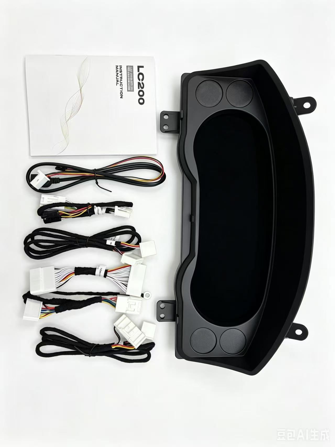 Suitable for Land Cruiser Lc200 Full Lcd Instrument Panel 12.3inch Non-Destructive Direct Plug-In Virtual Cockpit Instrument Assembly