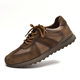 2024 Men's Shoes Spring and Autumn Business Casual Leather Shoes Light Sole Men's Genuine Leather Soft Sole Dad Shoes Breathable Fashion Shoes