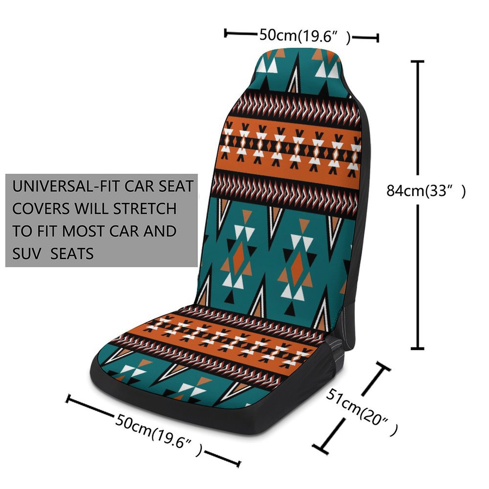 Cross-Border Retro Bohemian Style Universal Car Seat Covers