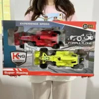 2 Чжуан Подарочная коробка английский упаковка Формула F1 гоночный игрушечный автомобиль модель гоночный инерция игрушечный автомобиль стойло оптом