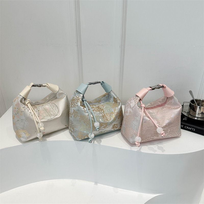 2024 nuevo nuevo bolso chino para mujeres este año popular bolso de estilo antiguo estilo de moda textural bolso de hombro