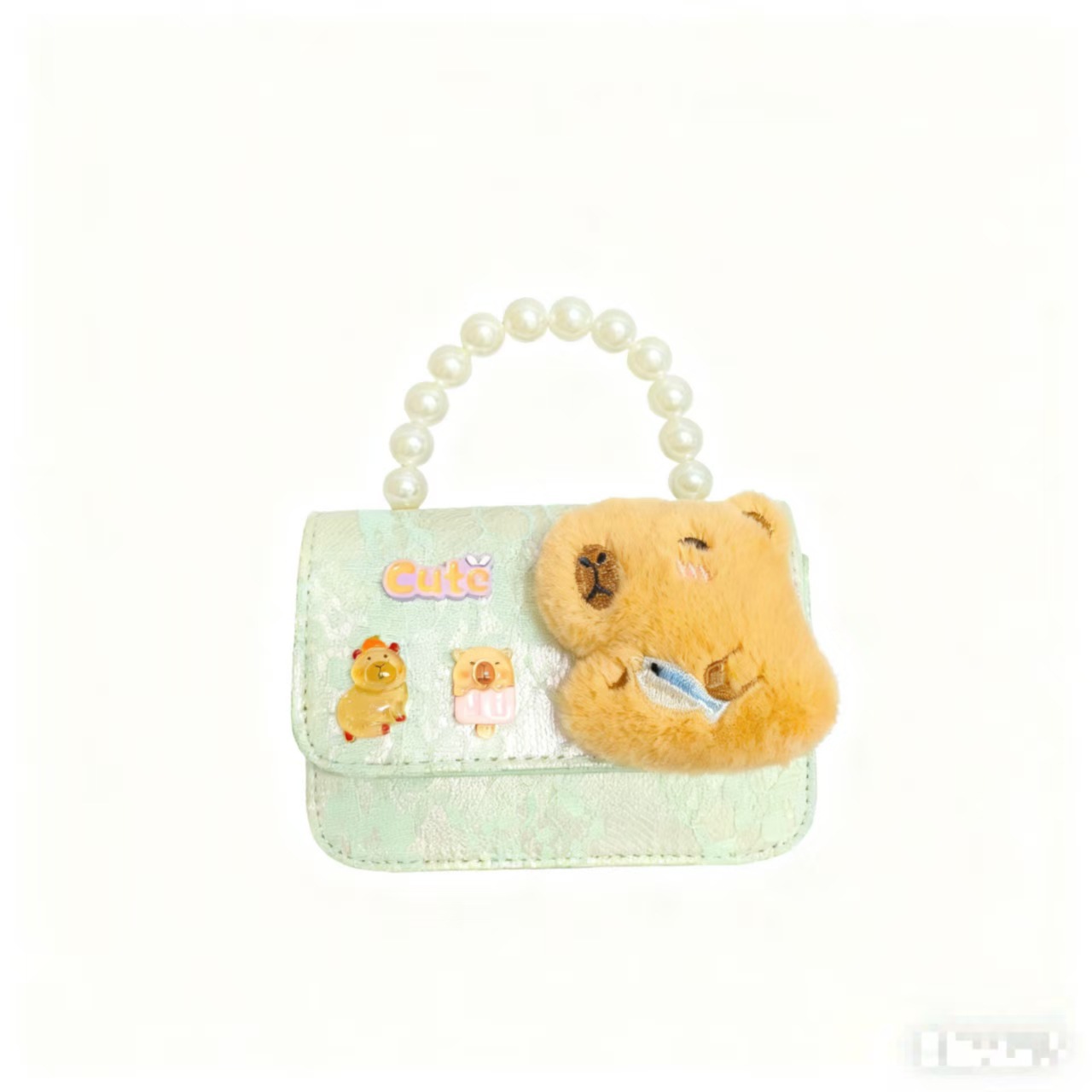 Bolsos infantiles princesa bolso de perlas bolso de Año Nuevo de niña bolso de hombro bolso de cadena bolso pequeño