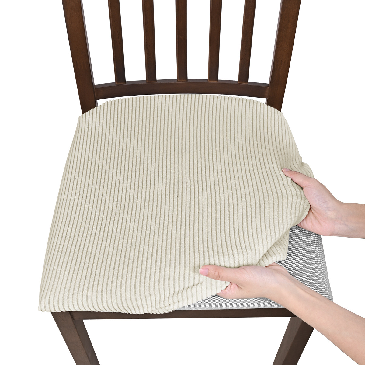 Jacquard transfronterizo La Maude, cubierta de banco impermeable, cubierta de taburete elástica, cubierta de asiento, cubierta de cojín, TEMU