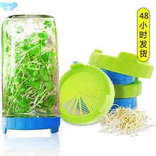 Plastic Wide Mouth Jar Sprouting Lid Food Grade Mesh Sprout