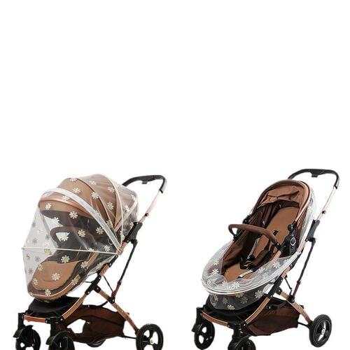 Baby carriage mosquito net full cover universal baby stroller insect shield bb car mesh screen wind scarf curtain light shade