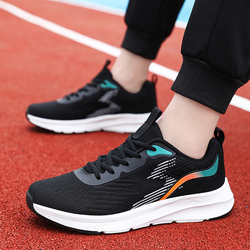 2025 new spring and summer men's shoes mesh breathable sneaker lightweight all-match casual shoes for high school entrance examination students running shoes