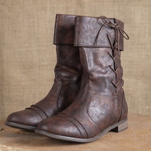 25 Amazon Independent Station Cross-Border Export New European and American Retro Renaissance Medieval Nordic Viking Boots