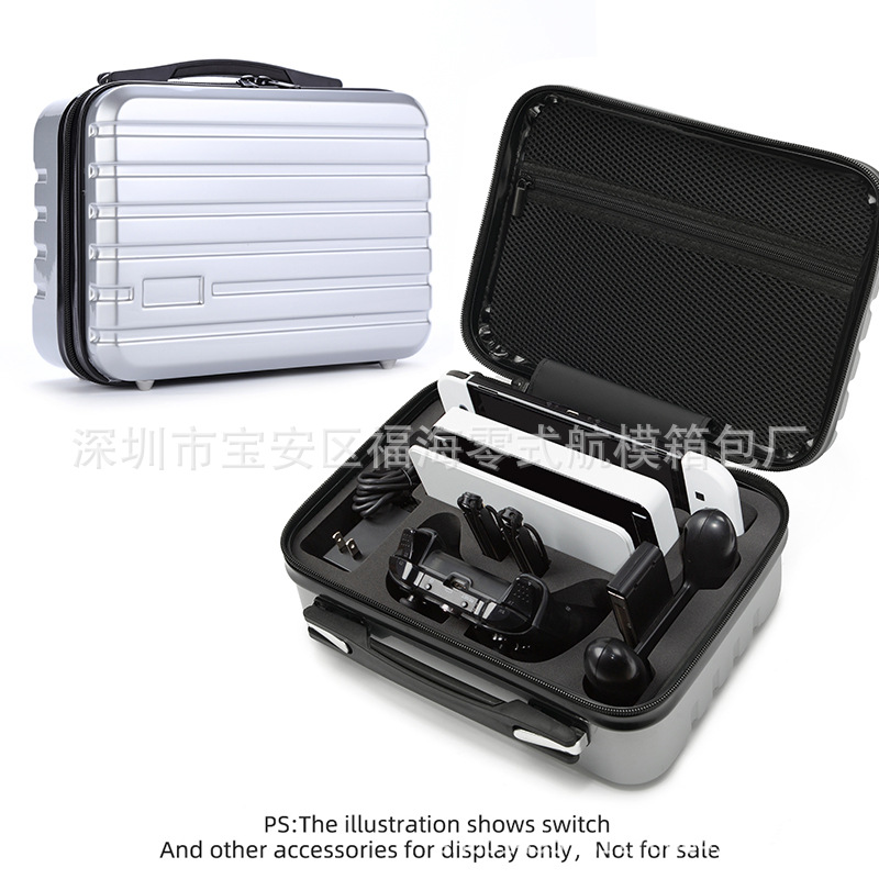 Adecuado para maleta de switch oled, bolsa de almacenamiento para consola de juegos multifunción, bolsa de transporte para consola de juegos NS