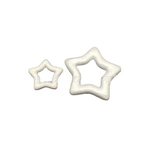 Styrofoam Bubble Five-pointed Star 7CM Empty Five-pointed Star Christmas Tree Decoration Window Display