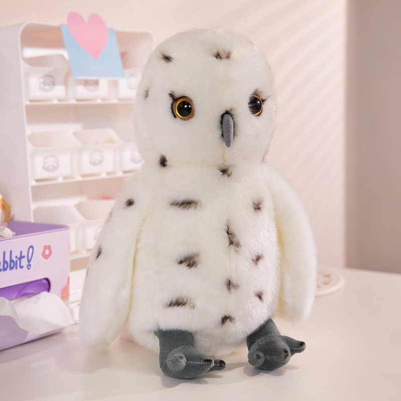 Simulación transfronteriza águila búho juguetes de peluche lindos pájaros muñecas decoración de la sala de estar para niños pacificadores muñecas