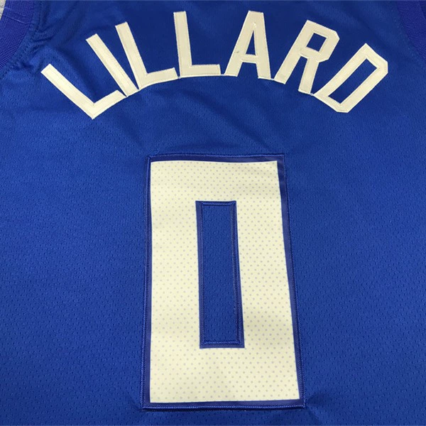 [23款雄鹿0蓝城市利拉德球衣23 Bucks Blue City Lillard jerseys]