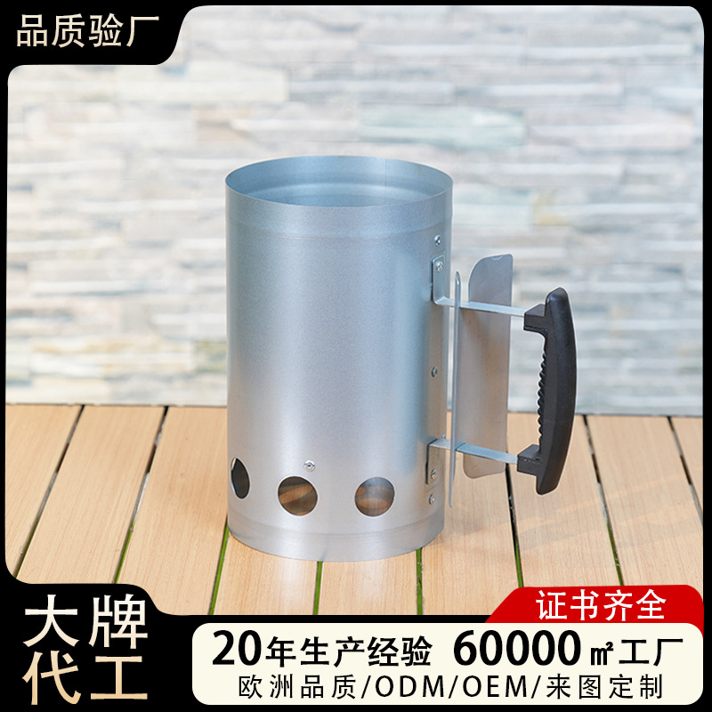 Barril de carbono grueso en stock Barril de carbono portátil Barril de carbono al aire libre Barril de carbón