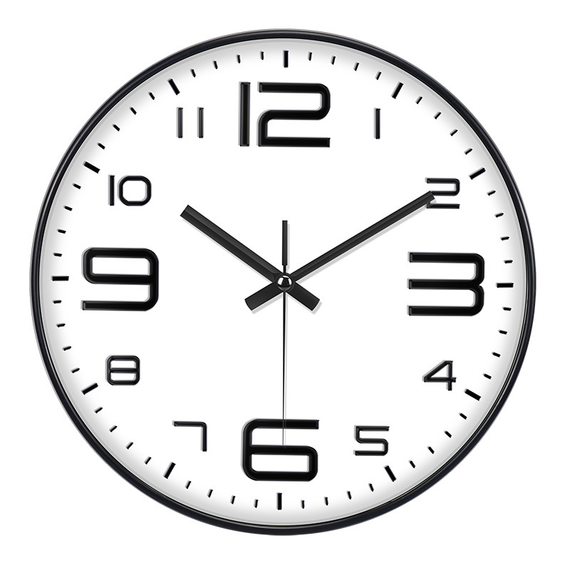 Large characters with black edges on white background