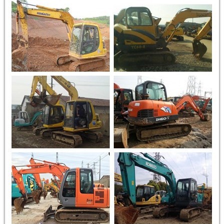 Excavadoras de segunda mano de Shanxi línea especial de exportación Komatsu70 CAT307