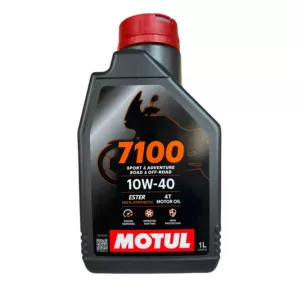 Motul Mot 7100 4T 10W-40 Полная синтетическая эссенция. Мотоциклетное масло 1L