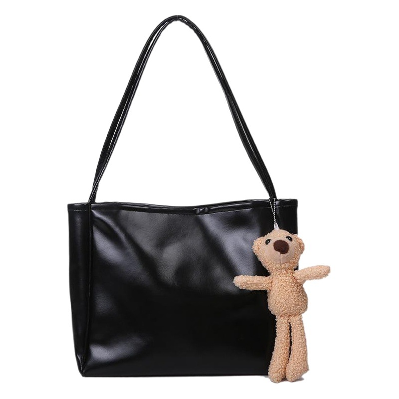 Bolso de mujer 2020 nuevo estilo coreano de moda bolso de hombro de gran capacidad simple bolso de mano portátil de color sólido Bolso grande