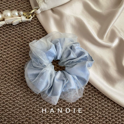 Hair Tie Hair Rope Rubber Tendon — Saç üçün rezinlər - gray-blue