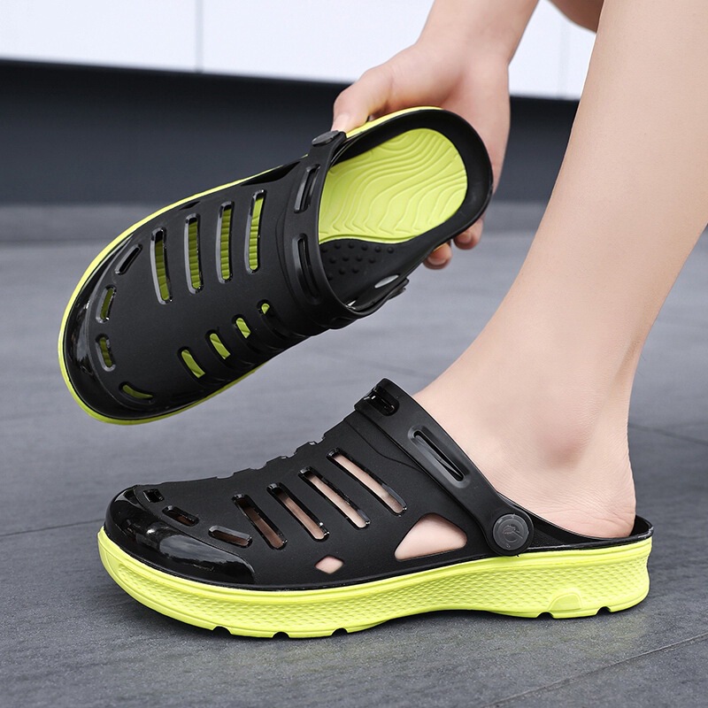 Summer Soft-Soled Jelly Sandals for Men, Couple's Style, Breathable Clogs, Lightweight Beach Shoes, Garden Shoes for Women Summer Soft-Soled Jelly Sandals for Men, Couple's Style, Breathable Clogs, Lightweight Beach Shoes, Garden Shoes for Women