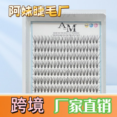AM クロスボーダー電子商取引怠惰なひまわりセグメントつけまつげ外国貿易シングルクラスターフラット工場直接供給揚げ髪