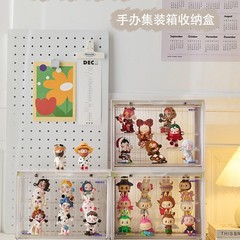 ブラインドボックス収納展示棚バブルマット展示ボックスフィギュアpopマートコンテナキャビネットボックスPET式マテリアル