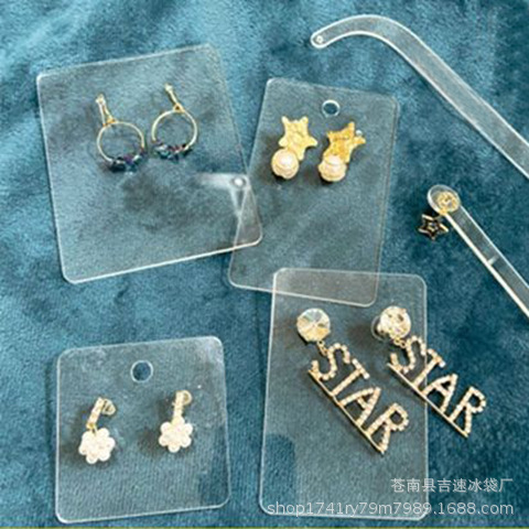Acrylic transparent jewelry Display rack Simplicity photograph prop Decoration ins suspension Earrings Storage display