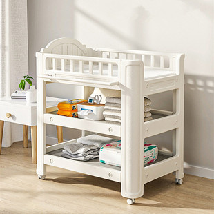 babyviva baby diaper table baby care table multi-functional touch table movable newborn bath table