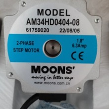 原装MOONS电机AM34HD0404-08马达2-PHASE STEP MOTOR 6.3Amp